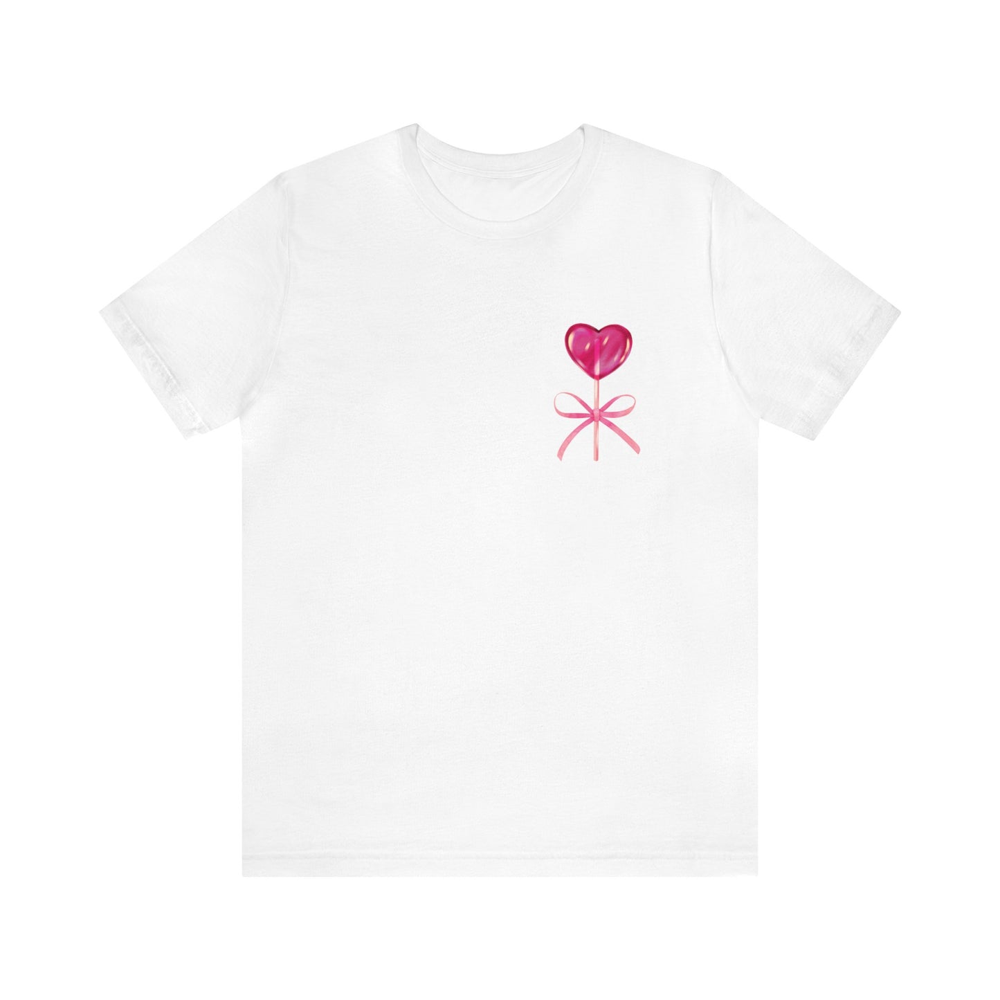 Pink Heart Bow Tee