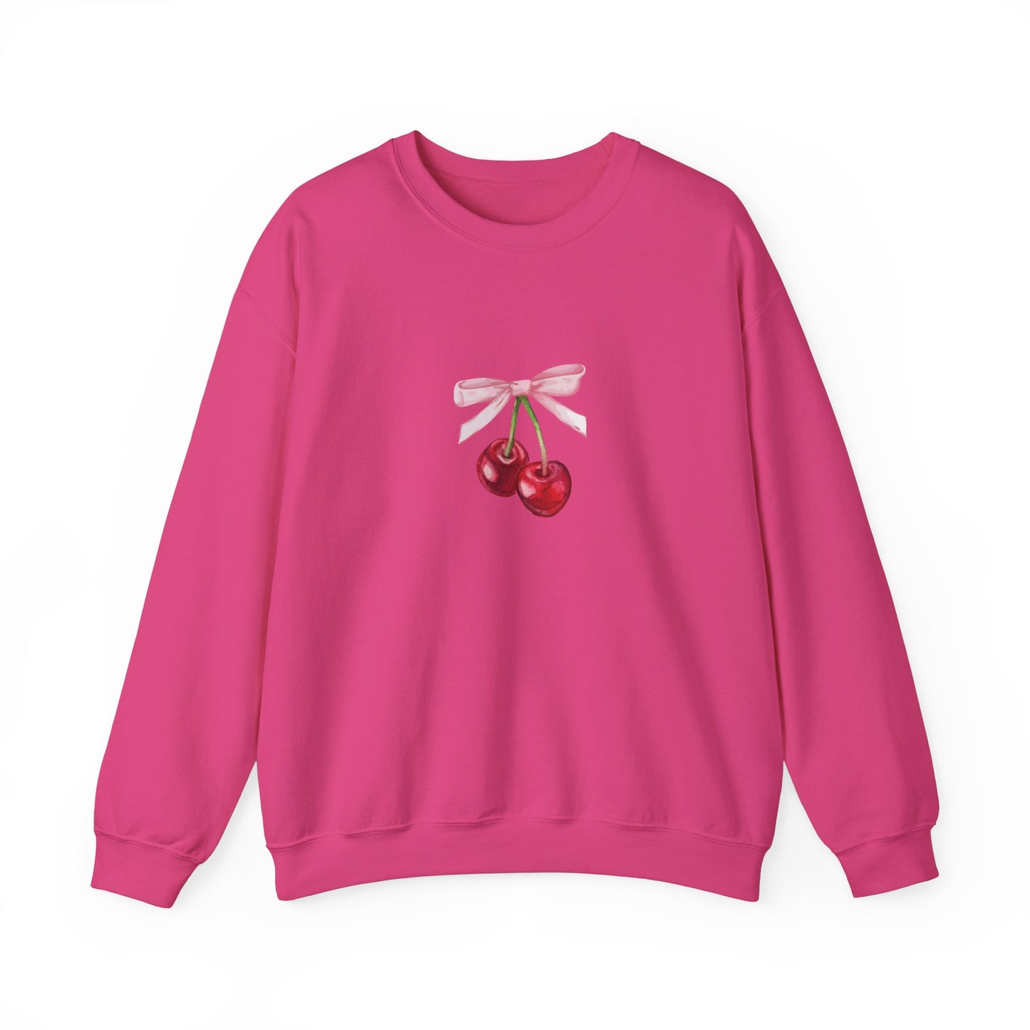 Pink Bow Cherry Sweatshirt