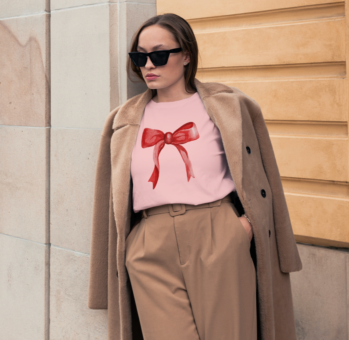 Red Bow Tee
