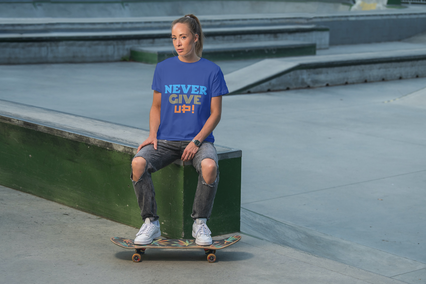Never Give Up! Tee