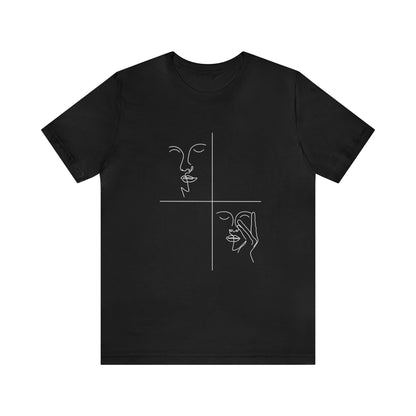 One Line Face Tee