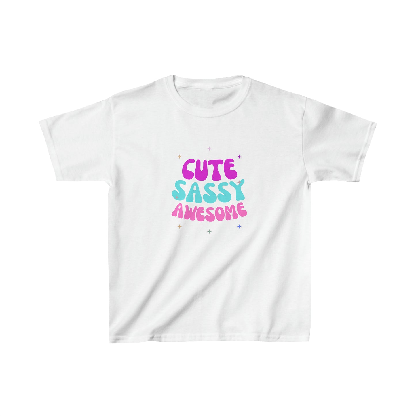 Littles Cute Sassy Awesome Tee