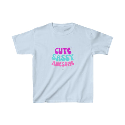 Littles Cute Sassy Awesome Tee