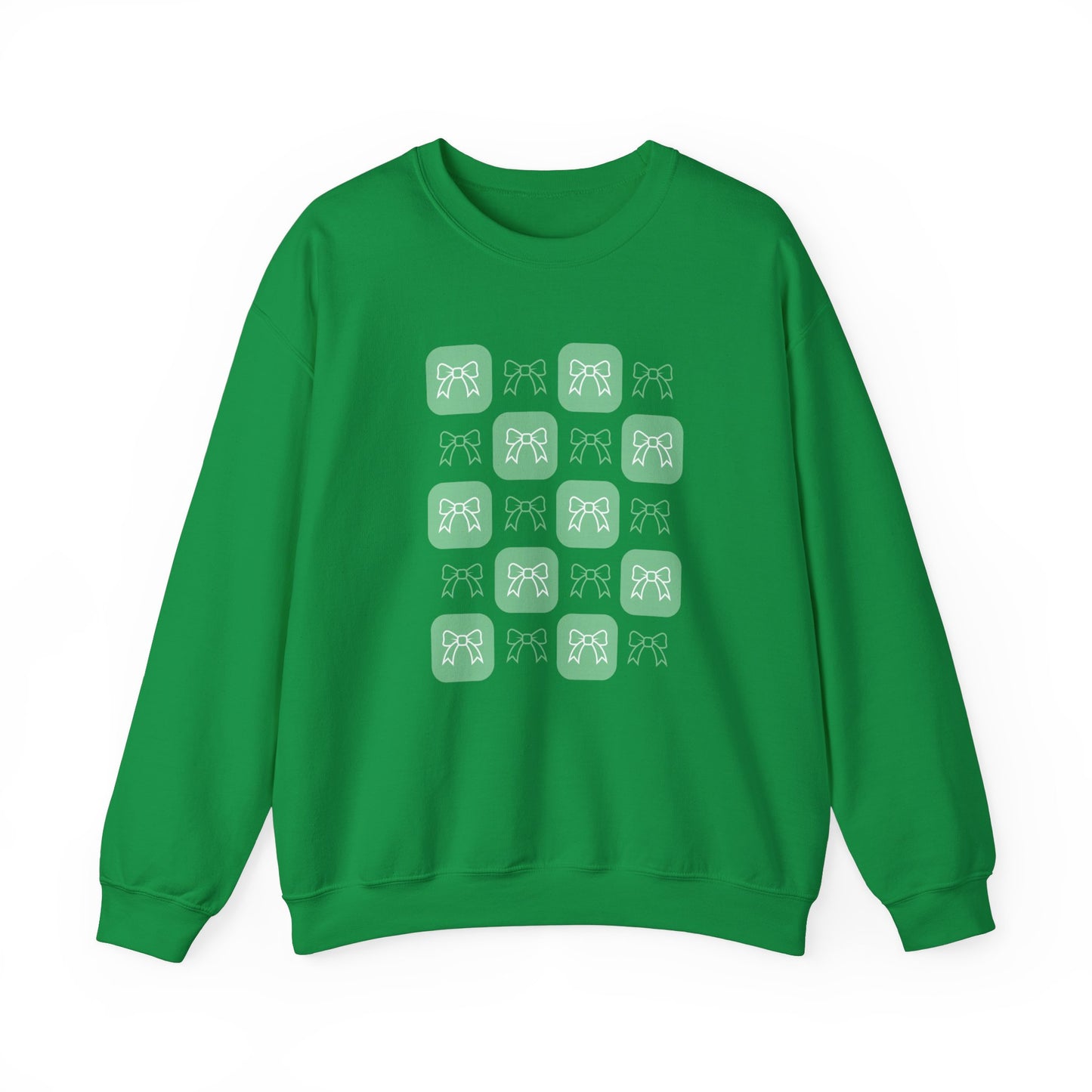 Green Bow Square Sweatshirt