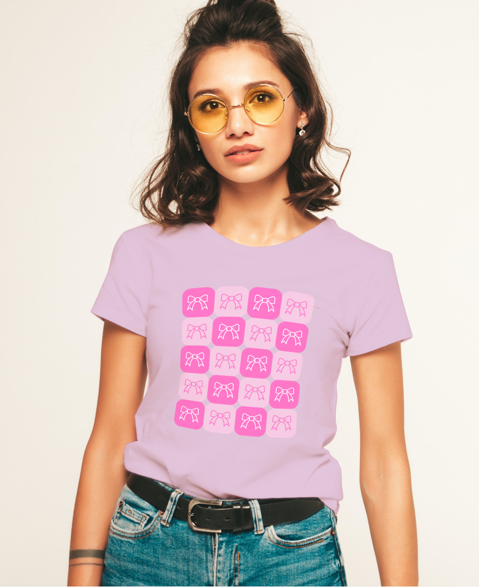 Square Bow Tee